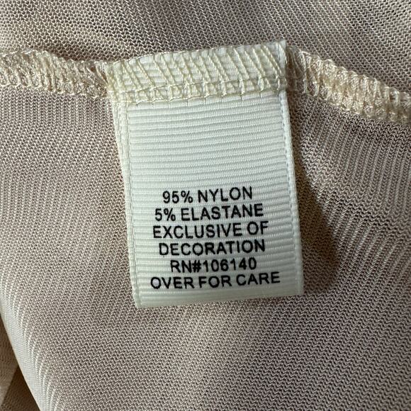 Ultra Pink Small Victorian Top Asymmetrical Crochet Lace Lined Long Bell Sleeves - Picture 9 of 11